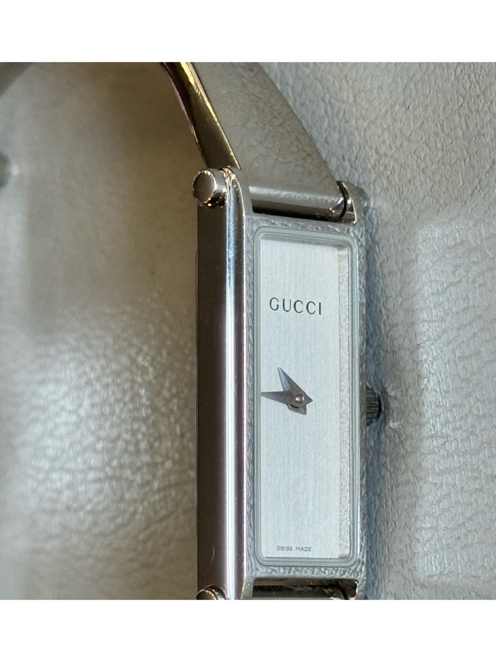 GUCCI Vintage Stainless Steel Bangle Watch - Picture 12 of 17